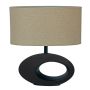BORDSLAMPA ANETA LIGHTING OLINA E14 SVART/BRUN