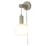 VÄGGLAMPA ANETA LIGHTING LAPPONIA E14 TRÄ/VIT