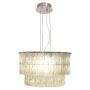 TAKLAMPA ANETA LIGHTING ABELONE E14 KLAR/SILVER