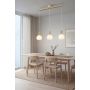 TAKLAMPA ANETA LIGHTING LAPPONIA 3XE14 TRÄ/VIT