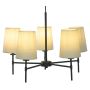 TAKKRONA ANETA LIGHTING VERBIER E14 5-ARM SVART/VIT