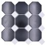 MOSAIK WELSCHEIT OCTA BLACK/WHITE 30X30CM PRIS PER ARK