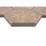 MOSAIK WELSCHEIT HEXAGON DARK BROWN 19,9X26CM PRIS PER ARK