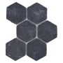 MOSAIK WELSCHEIT HEXAGON NERO 19X26,2CM PRIS PER ARK