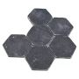 MOSAIK WELSCHEIT HEXAGON NERO 19X26,2CM PRIS PER ARK
