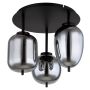 TAKLAMPA GLOBO BLACKY 3L MATT SVART