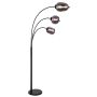 GOLVLAMPA GLOBO BLACKY 175CM SVART