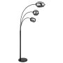 GOLVLAMPA GLOBO BLACKY 175CM SVART