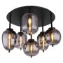TAKLAMPA GLOBO BLACKY 6L MATT SVART