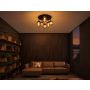 TAKLAMPA GLOBO BLACKY 6L MATT SVART