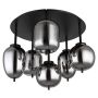 TAKLAMPA GLOBO BLACKY 6L MATT SVART