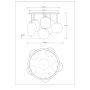 TAKLAMPA GLOBO BLACKY 6L MATT SVART