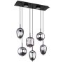 PENDELLAMPA GLOBO BLACKY 6L MATT SVART