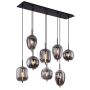 PENDELLAMPA GLOBO BLACKY 8L SVART
