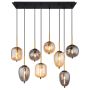 PENDELLAMPA GLOBO BLACKY 8L MATT SVART