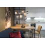 PENDELLAMPA GLOBO BLACKY 8L MATT SVART