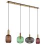 PENDELLAMPA GLOBO NORMY 115CM FLERFÄRGAD