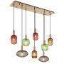 PENDELLAMPA GLOBO NORMY 125CM FLERFÄRGAD