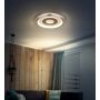 PLAFOND GLOBO WILLIAMSON LED VIT/CHAMPAGNE