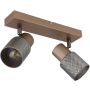 SPOTSKENA GLOBO SATELLA 2XE14 COFFEE
