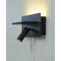 VÄGGLAMPA ANETA LIGHTING CARGADOR +MOBILLADDARE SVART