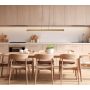 TAKLAMPA ANETA LIGHTING LINEA LED TRÄBETS/SVART