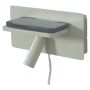 VÄGGLAMPA ANETA LIGHTING CARGADOR +MOBILLADDARE BEIGE