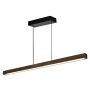 TAKLAMPA ANETA LIGHTING LINEA LED TRÄBETS/SVART