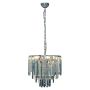 TAKLAMPA ANETA LIGHTING STRATI E14 KROM/KLAR