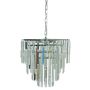 TAKLAMPA ANETA LIGHTING STRATI E14 KROM/KLAR