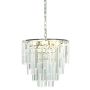 TAKLAMPA ANETA LIGHTING STRATI E14 KROM/KLAR