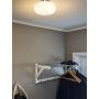PLAFOND ANETA LIGHTING E27 Ø28 KROM/VIT