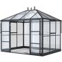 VÄXTHUS GARDOL ROYAL ALUMINIUM/POLY 6,1M² 