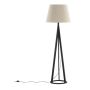 GOLVLAMPA VENTURE HOME KONA SVART/BEIGE