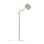 GOLVLAMPA VENTURE HOME DENNIS VIT/BEIGE