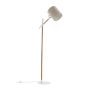 GOLVLAMPA VENTURE HOME DENNIS VIT/BEIGE