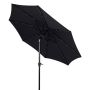 PARASOLL OUTFIT SOLCELL VEV Ø300CM SVART
