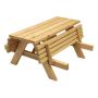TRÄDGÅRDSMÖBEL NORDIC PLAY ACTIVE BORD/BÄNKSET JUNIOR 120X129X60CM 