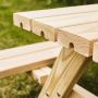 TRÄDGÅRDSMÖBEL NORDIC PLAY ACTIVE BORD/BÄNKSET JUNIOR 120X129X60CM 
