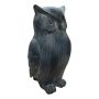 TRÄDGÅRDSFIGUR PIARDINO UGGLA MÄRTA 38CM MÖRKGRÅ