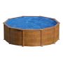 POOL SWIM & FUN PACIFIC SET RUND Ø450X120CM TRÄ                         