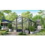 VÄXTHUS VITAVIA DEIMOS 8500 HÄRDAT GLAS/POLY SVART 8,5M²
