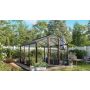 VÄXTHUS VITAVIA DEIMOS 8500 HÄRDAT GLAS/POLY SVART 8,5M²