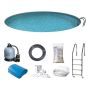 POOL SWIM & FUN SUMATRA SET RUND Ø420X150CM STÅL                           