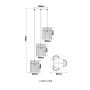 PENDELLAMPA GLOBO GORLEY E27 3L SAND                   