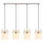 PENDELLAMPA GLOBO GORLEY E27 4L SAND