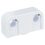 RÖRKLAMMER ADMIRAL DUBBEL PLAST VIT 10-16 MM