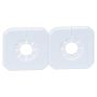 TÄCKBRICKA ADMIRAL DUBBEL PLAST VIT CC60 15-22 MM