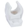 RÖRKLÄMMA ADMIRAL PLAST Ø15 MM VIT 4-PACK
