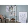 SKÅP VENTURE HOME MISHA 35X75X150CM VIT 